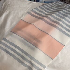 Sarah Coventry Cream and Gray Scarf